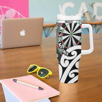 New Zealand Darts Tumbler With Handle Aotearoa Maori Its In My DNA Black - Polynesian Pride