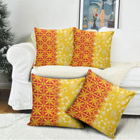 Kahili Quilt Hawaii Pillow Cover Tropical Flower Seamless Half Style