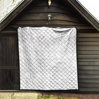 Tokelau White Sunday Quilt Polynesian Pattern Gardenia Thunbergia