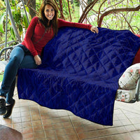 Blue Polynesia Quilt Polynesian Pattern Mix Plumeria LT14 - Polynesian Pride