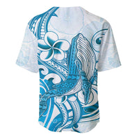 Blue Hawaii Humpback Whale Baseball Jersey Polynesian Tribal Ocean Vibes LT14 - Polynesian Pride