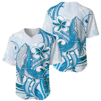 Blue Hawaii Humpback Whale Baseball Jersey Polynesian Tribal Ocean Vibes LT14 - Polynesian Pride