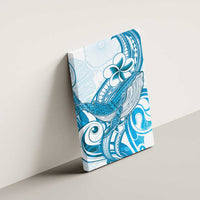 Blue Hawaii Humpback Whale Canvas Wall Art Polynesian Tribal Ocean Vibes