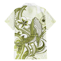 Lime Green Hawaii Family Matching Mermaid Dress and Hawaiian Shirt Humpback Whale Tattoo Polynesian Tribal Ocean Vibes