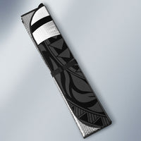 Tiki Drum Hawaii Auto Sun Shade Hawaiian Kakau Tattoo Style