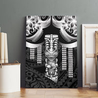 Tiki Drum Hawaii Canvas Wall Art Hawaiian Kakau Tattoo Style LT14 - Polynesian Pride