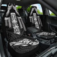 Tiki Drum Hawaii Car Seat Cover Hawaiian Kakau Tattoo Style