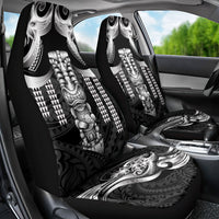 Tiki Drum Hawaii Car Seat Cover Hawaiian Kakau Tattoo Style