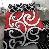 New Zealand Bedding Set Maori Koru Tino Rangatiratanga Color - Polynesian Pride