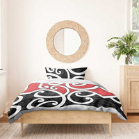 New Zealand Bedding Set Maori Koru Tino Rangatiratanga Color - Polynesian Pride