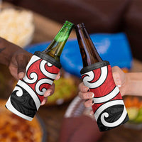 New Zealand 4 in 1 Can Cooler Tumbler Maori Koru Tino Rangatiratanga Color - Polynesian Pride