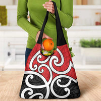 New Zealand Grocery Bag Maori Koru Tino Rangatiratanga Color - Polynesian Pride