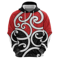 New Zealand Hoodie Maori Koru Tino Rangatiratanga Color - Polynesian Pride