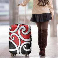 New Zealand Luggage Cover Maori Koru Tino Rangatiratanga Color - Polynesian Pride