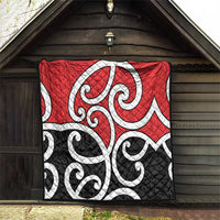 New Zealand Quilt Maori Koru Tino Rangatiratanga Color - Polynesian Pride