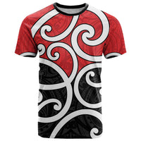 New Zealand T Shirt Maori Koru Tino Rangatiratanga Color - Polynesian Pride