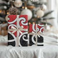 New Zealand Wrapping Paper Maori Koru Tino Rangatiratanga Color - Polynesian Pride