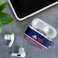 Personalised FAST Samoa Siapo AirPods Case Teuila Flowers Samoan Pattern - Polynesian Pride