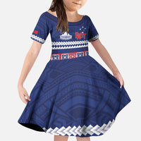 Personalised FAST Samoa Siapo Family Matching Puletasi and Hawaiian Shirt Teuila Flowers Samoan Pattern - Polynesian Pride