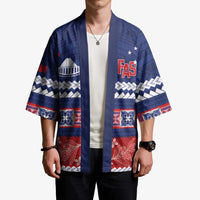 Personalised FAST Samoa Siapo Kimono Teuila Flowers Samoan Pattern LT14 - Polynesian Pride