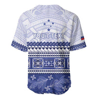 Personalised HRPP Samoa Siapo Baseball Jersey Teuila Flowers Samoan Pattern LT14 - Polynesian Pride
