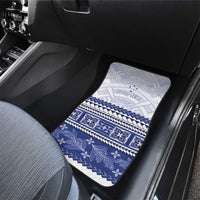 Personalised HRPP Samoa Siapo Car Mats Teuila Flowers Samoan Pattern LT14 - Polynesian Pride