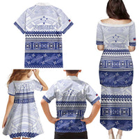 Personalised HRPP Samoa Siapo Family Matching Puletasi and Hawaiian Shirt Teuila Flowers Samoan Pattern LT14 - Polynesian Pride