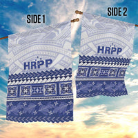 HRPP Samoa Siapo Garden Flag Teuila Flowers Samoan Pattern LT14 - Polynesian Pride