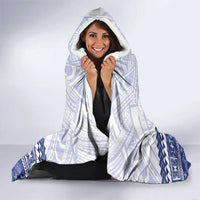 HRPP Samoa Siapo Hooded Blanket Teuila Flowers Samoan Pattern LT14 - Polynesian Pride