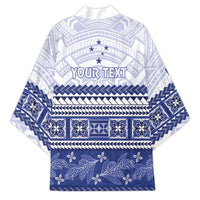 Personalised HRPP Samoa Siapo Kimono Teuila Flowers Samoan Pattern LT14 - Polynesian Pride