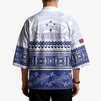 Personalised HRPP Samoa Siapo Kimono Teuila Flowers Samoan Pattern LT14 - Polynesian Pride