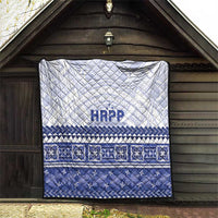 HRPP Samoa Siapo Quilt Teuila Flowers Samoan Pattern LT14 - Polynesian Pride