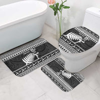 New Zealand Christmas Rugby Personalised Bathroom Set Meri Kirihimete All Black Maori - Polynesian Pride