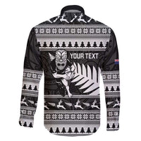 New Zealand Christmas Rugby Personalised Family Matching Summer Maxi Dress and Hawaiian Shirt Meri Kirihimete All Black Maori - Polynesian Pride