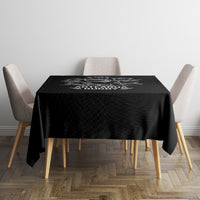New Zealand Silver Fern Rugby Tablecloth Haka Aotearoa Kiwi Dance LT14 - Polynesian Pride