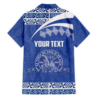 Personalised Tonga Tupou College Toloa Hawaiian Shirt 160 Years Anniversary Tongan Ngatu Pattern