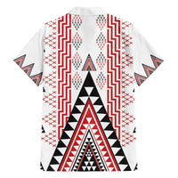 Aotearoa Taniko Family Matching Off The Shoulder Long Sleeve Dress and Hawaiian Shirt Niho Taniwha Purapura Whetu Mix Poutama