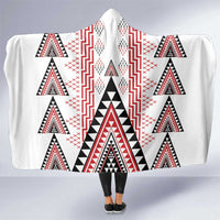 Aotearoa Taniko Hooded Blanket Niho Taniwha Purapura Whetu Mix Poutama