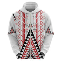 Aotearoa Taniko Hoodie Niho Taniwha Purapura Whetu Mix Poutama