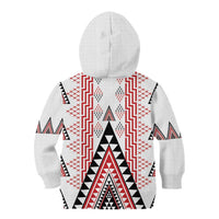 Aotearoa Taniko Kid Hoodie Niho Taniwha Purapura Whetu Mix Poutama