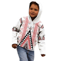Aotearoa Taniko Kid Hoodie Niho Taniwha Purapura Whetu Mix Poutama
