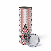 Aotearoa Taniko Skinny Tumbler Niho Taniwha Purapura Whetu Mix Poutama LT14 - Polynesian Pride