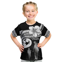 Guam Father's Day Kid T Shirt Chamorro Latte Stone Polynesian Pattern