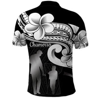Guam Father's Day Polo Shirt Chamorro Latte Stone Polynesian Pattern