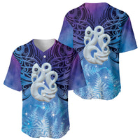 New Zealand Matariki Baseball Jersey Aotearoa Maori New Year Manaia Galaxy Vibes LT14 - Polynesian Pride