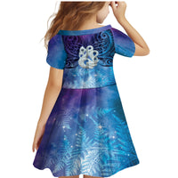 New Zealand Matariki Family Matching Mermaid Dress and Hawaiian Shirt Aotearoa Maori New Year Manaia Galaxy Vibes LT14 - Polynesian Pride