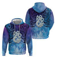 New Zealand Matariki Hoodie Aotearoa Maori New Year Manaia Galaxy Vibes LT14 - Polynesian Pride