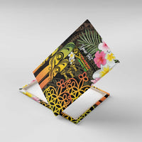 Personalised Vanuatu Independence Day Canvas Wall Art Carving Drum Sand Drawing Turtle