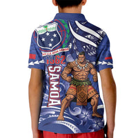 Samoa Independence Day Kid Polo Shirt 1962 Proud Samoan Warrior