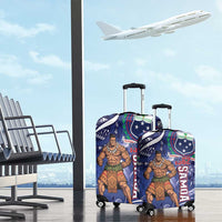 Samoa Independence Day Luggage Cover 1962 Proud Samoan Warrior LT14 - Polynesian Pride